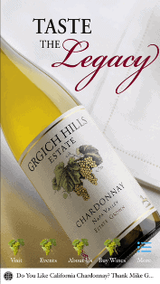 Download the official Grgich Hills app and get 10% off your first purchase