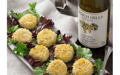 Baked Chèvre with Citrus Breadcrumbs