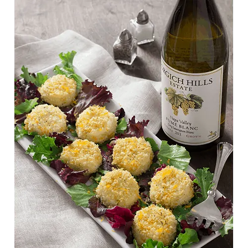 Baked Chèvre with Citrus Breadcrumbs