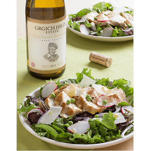 Grilled Chicken Salad with Dijon Vinaigrette