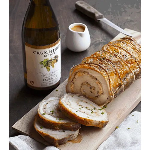 Lemon and Prosciutto Stuffed Pork Loin