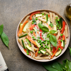 Pasta primavera recipe image