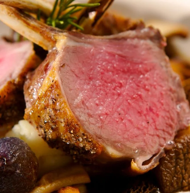 Roasted Boneless Rack of Lamb