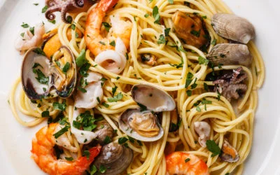 Handkerchief Pasta with Frutti di Mare