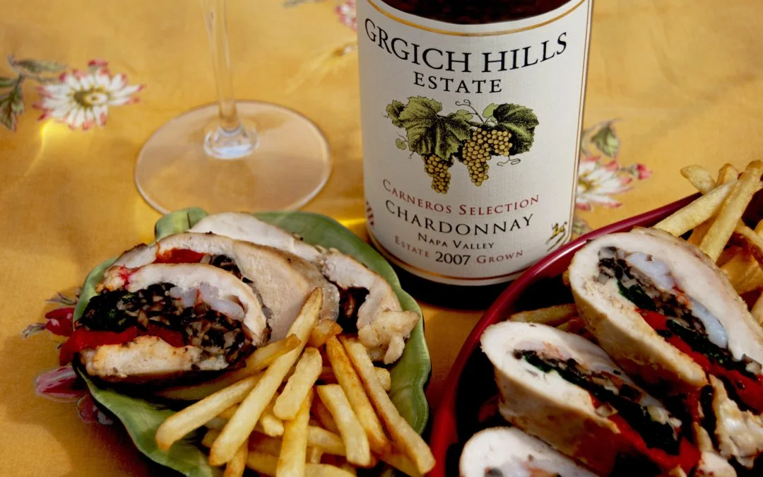 Grgich Hills Roasted Stuffed Chicken Breast
