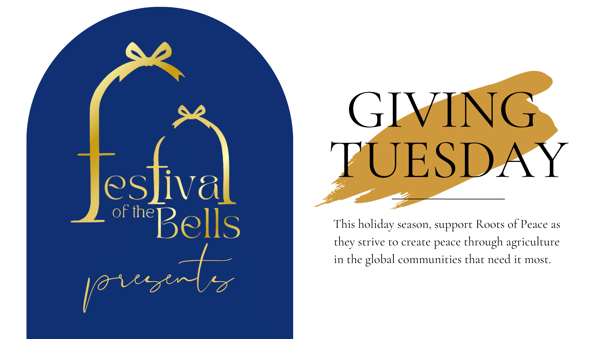 Giving Tuesday Image- Festival of the Bells