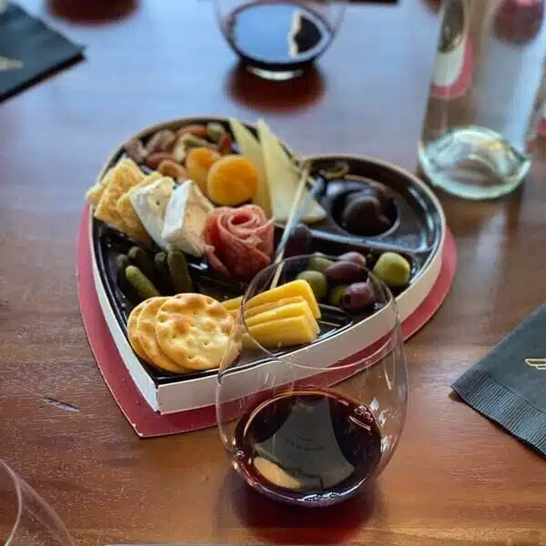 01-24 When is the Best Time to Visit Napa A Winter Wine Tour of Napa Valley ValentinesSweetheart food inside heart shaped box